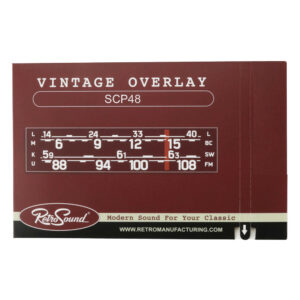 RETROSOUND bedrucktes Displayschutzglas, für "Model Retro", 3er Set