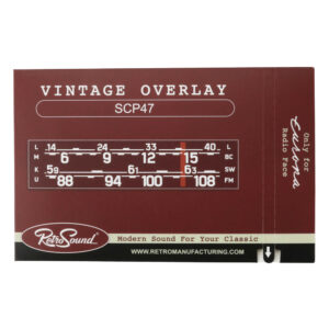 RETROSOUND bedrucktes Displayschutzglas, für "Radio Europa", 3er Set