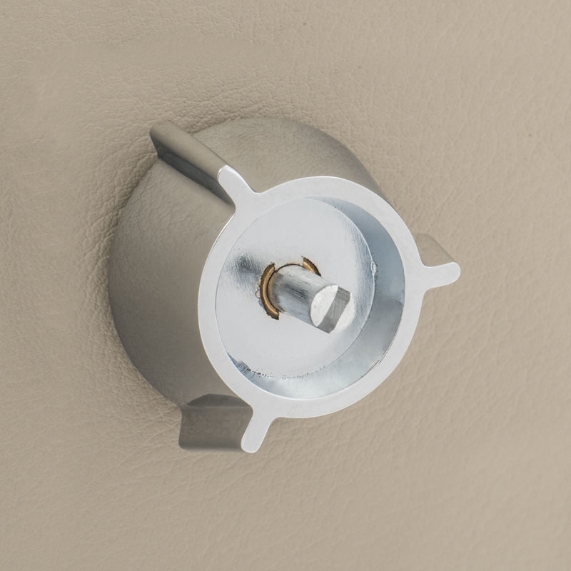 RETROSOUND hinterer Bedienring, Kunststoff verchromt