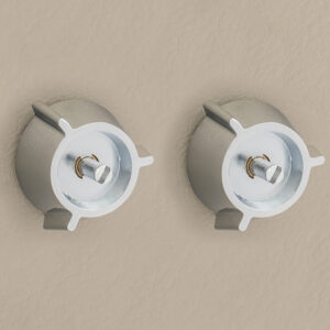 Alternative view of RETROSOUND hinterer Bedienring, Kunststoff verchromt