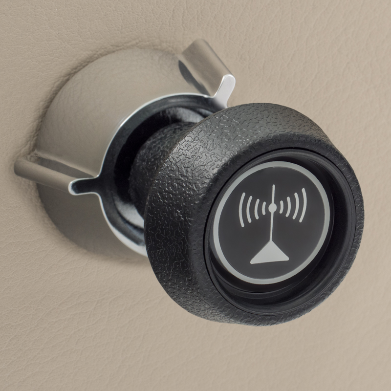 RETROSOUND hinterer Bedienring, Kunststoff verchromt – Bild 5