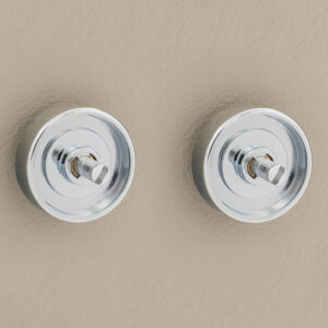 Alternative view of RETROSOUND hinterer Bedienring, Kunststoff verchromt