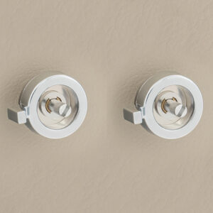 Alternative view of RETROSOUND hinterer Bedienring, Kunststoff, verchromt