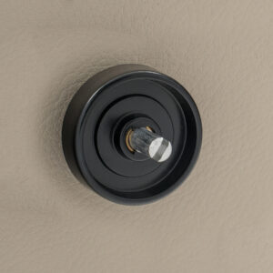 RETROSOUND hinterer Bedienring, Metall, schwarz lackiert