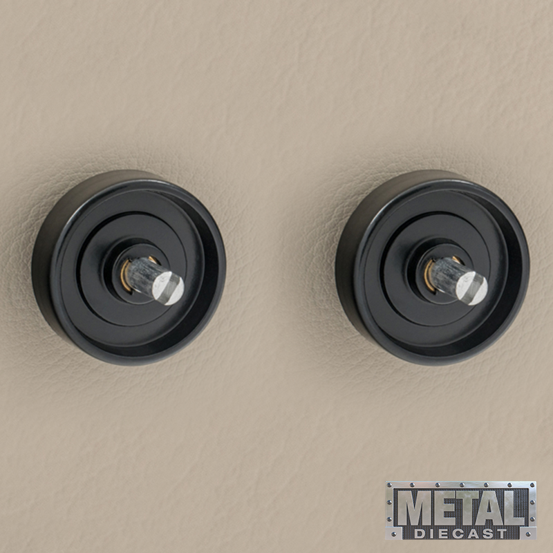 RETROSOUND hinterer Bedienring, Metall, schwarz lackiert – Bild 2
