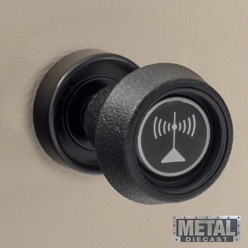 RETROSOUND hinterer Bedienring, Metall, schwarz lackiert – Bild 5