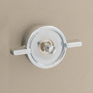 RETROSOUND hinterer Bedienring, Metall, verchromt