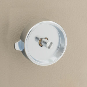 RETROSOUND hinterer Bedienring, Metall, verchromt