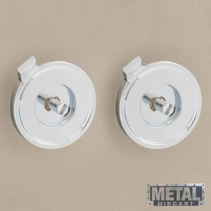 Alternative view of RETROSOUND hinterer Bedienring, Metall, verchromt