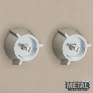 Alternative view of RETROSOUND hinterer Bedienring, Metall, verchromt