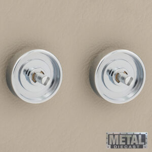 Alternative view of RETROSOUND hinterer Bedienring, Metall, verchromt