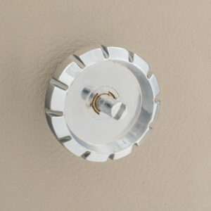 RETROSOUND hinterer Bedienring, Metall, verchromt