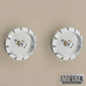 Alternative view of RETROSOUND hinterer Bedienring, Metall, verchromt