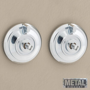 Alternative view of RETROSOUND hinterer Bedienring, Metall, verchromt