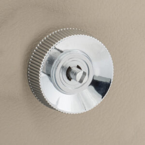 RETROSOUND hinterer Bedienring, Metall, verchromt