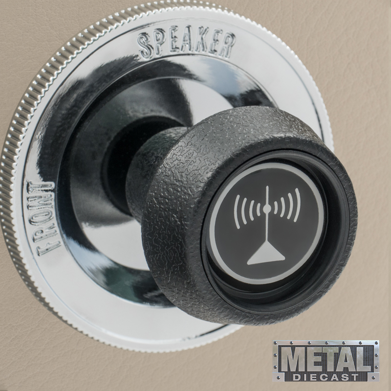 RETROSOUND hinterer Bedienring, Metall, verchromt – Bild 5