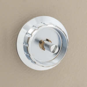 RETROSOUND hinterer Bedienring, Metall, verchromt