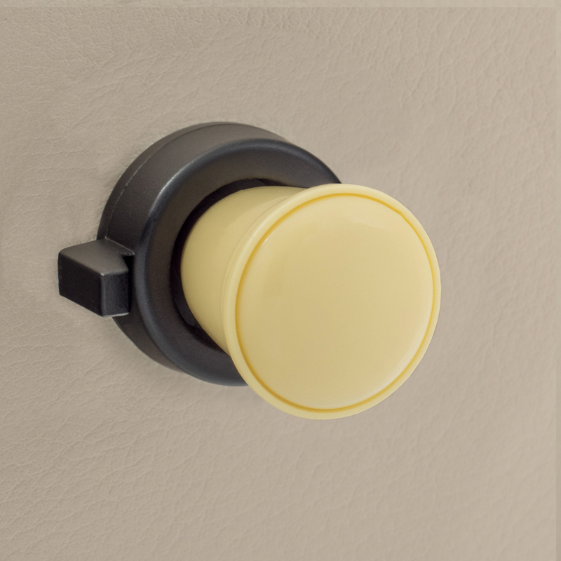 RETROSOUND vorderer Bedienknopf, Kunststoff, elfenbeinfarben (ähnlich RAL1014) – Bild 3