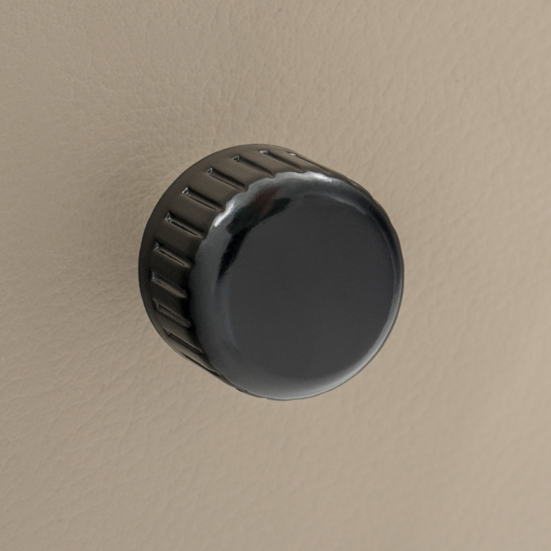 RETROSOUND vorderer Bedienknopf, Kunststoff, schwarz