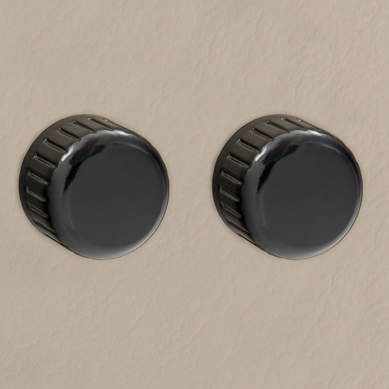 RETROSOUND vorderer Bedienknopf, Kunststoff, schwarz – Bild 2