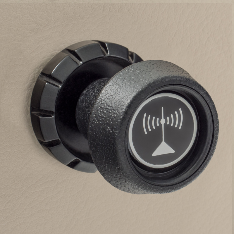 RETROSOUND vorderer Bedienknopf, Kunststoff, schwarz – Bild 4