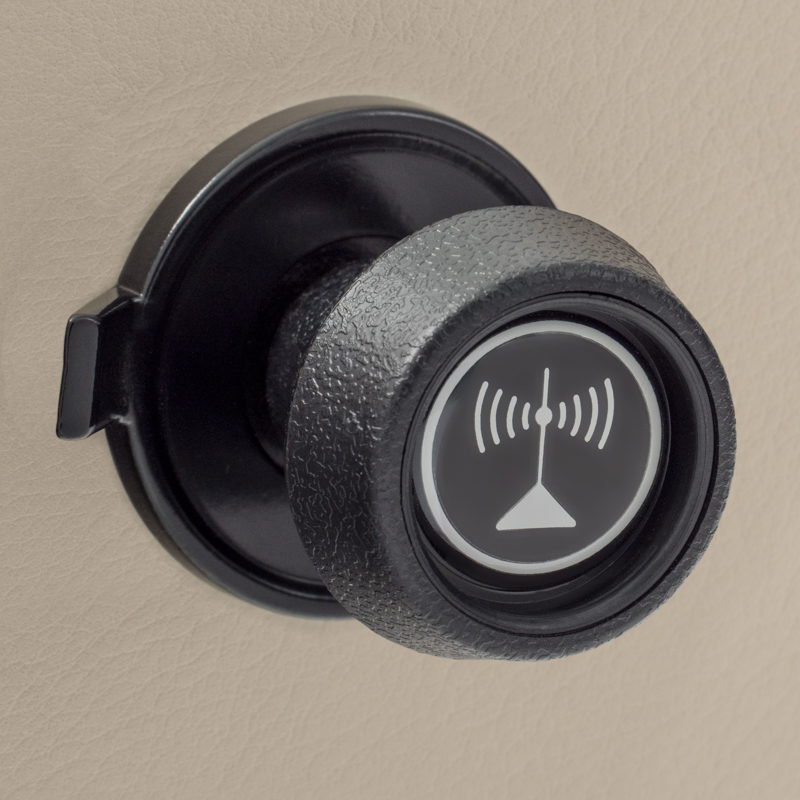 RETROSOUND vorderer Bedienknopf, Kunststoff, schwarz – Bild 6