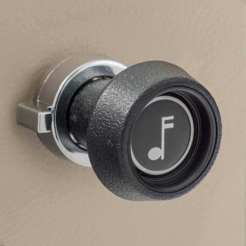 RETROSOUND vorderer Bedienknopf, Kunststoff, schwarz – Bild 7