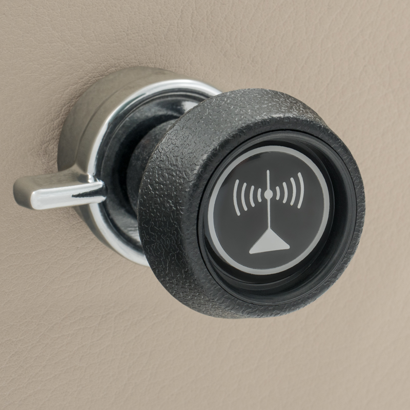 RETROSOUND vorderer Bedienknopf, Kunststoff, schwarz – Bild 9