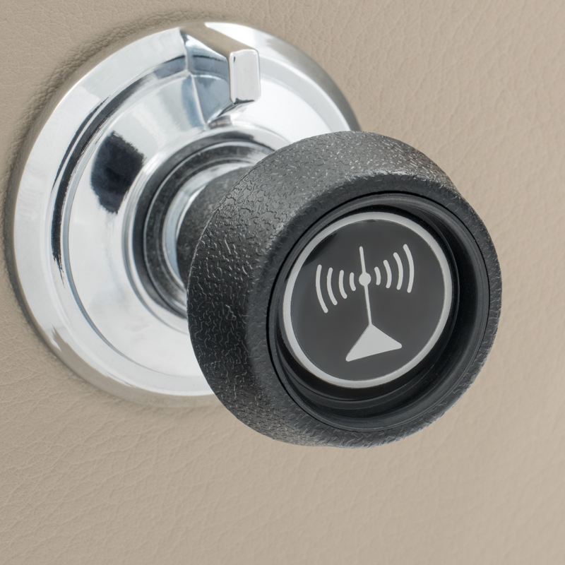 RETROSOUND vorderer Bedienknopf, Kunststoff, schwarz – Bild 10