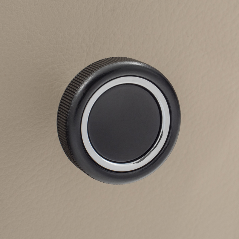 RETROSOUND vorderer Bedienknopf, Kunststoff, schwarz