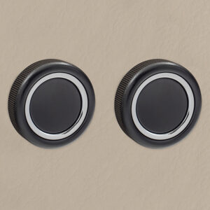 Alternative view of RETROSOUND vorderer Bedienknopf, Kunststoff, schwarz