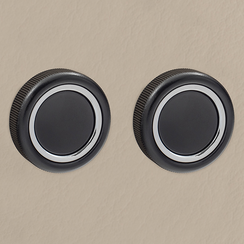 RETROSOUND vorderer Bedienknopf, Kunststoff, schwarz – Bild 2