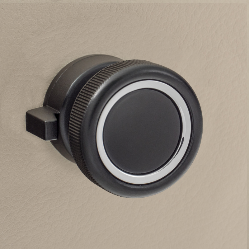 RETROSOUND vorderer Bedienknopf, Kunststoff, schwarz – Bild 3