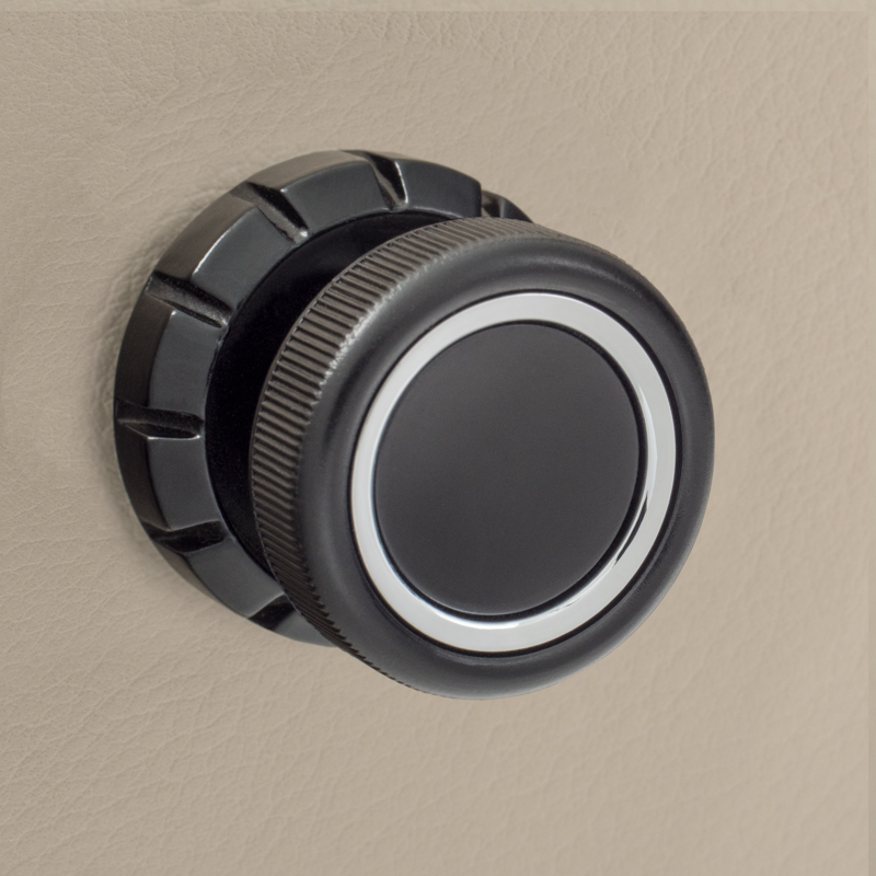 RETROSOUND vorderer Bedienknopf, Kunststoff, schwarz – Bild 4