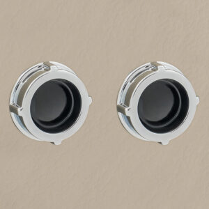 Alternative view of RETROSOUND vorderer Bedienknopf, Kunststoff, schwarz