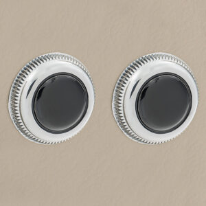 Alternative view of RETROSOUND vorderer Bedienknopf, Kunststoff, schwarz