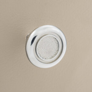 RETROSOUND vorderer Bedienknopf, Kunststoff, verchromt