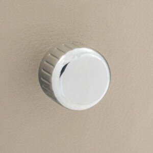 RETROSOUND vorderer Bedienknopf, Kunststoff, verchromt