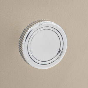 RETROSOUND vorderer Bedienknopf, Kunststoff, verchromt