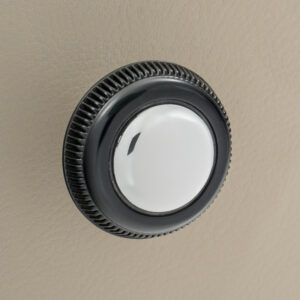 RETROSOUND vorderer Bedienknopf, Kunststoff, verchromt