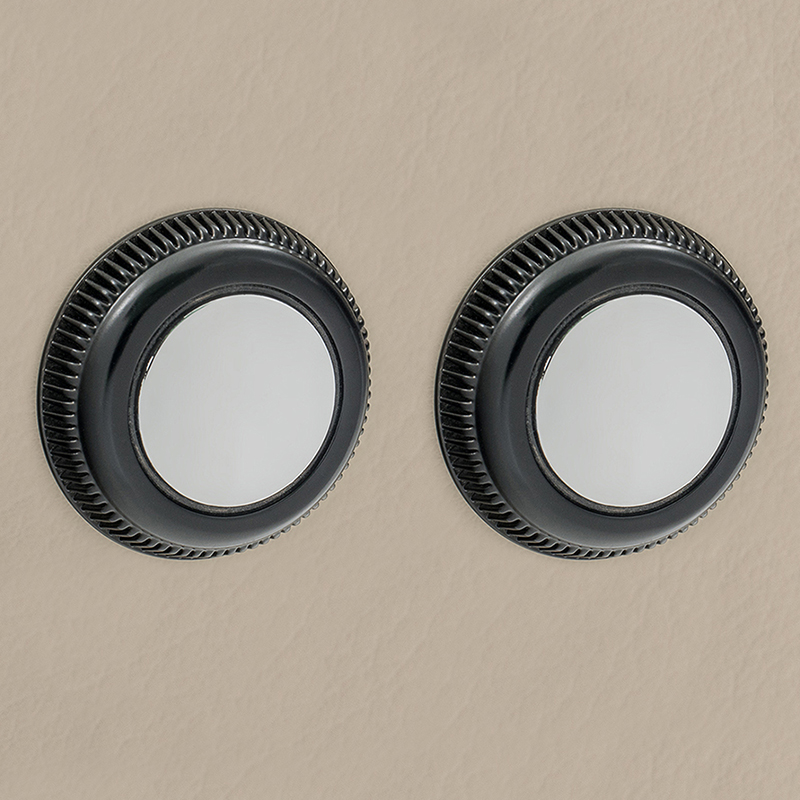 RETROSOUND vorderer Bedienknopf, Kunststoff, verchromt – Bild 2