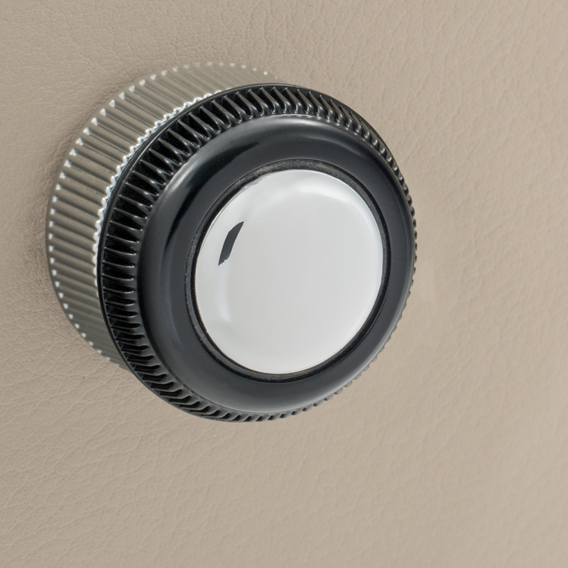 RETROSOUND vorderer Bedienknopf, Kunststoff, verchromt – Bild 11