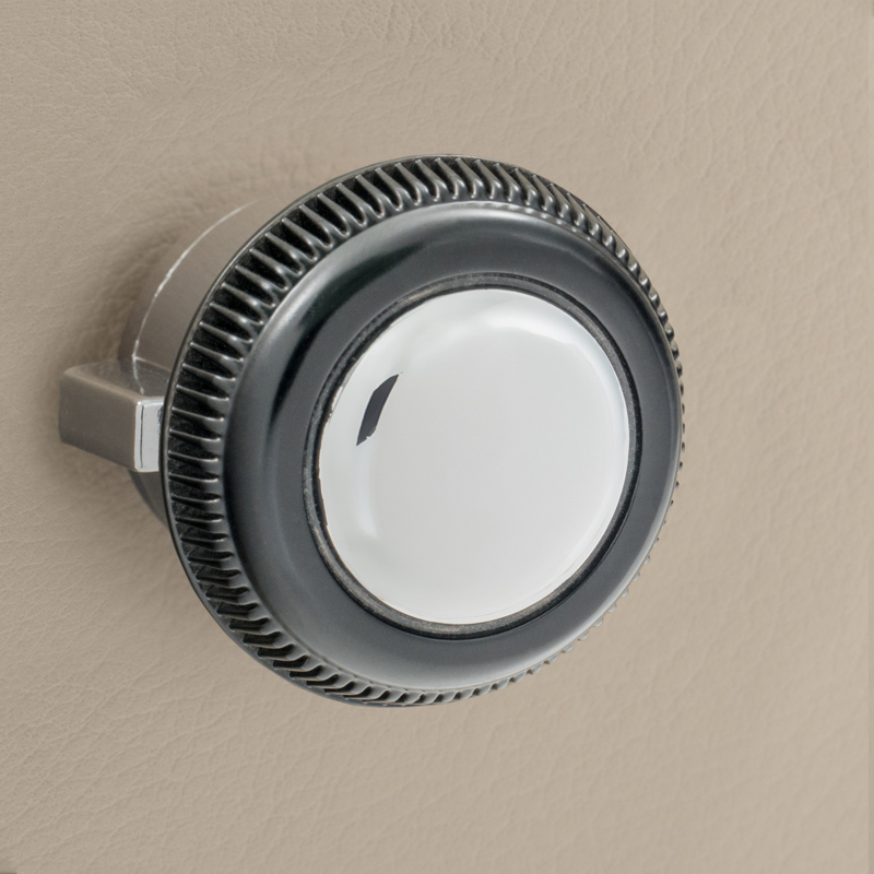 RETROSOUND vorderer Bedienknopf, Kunststoff, verchromt – Bild 7