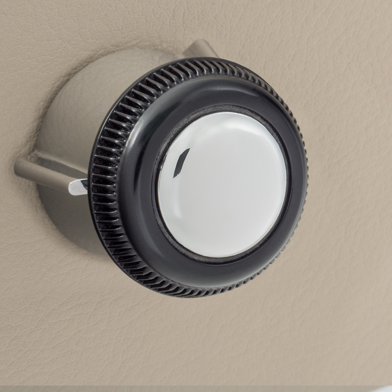 RETROSOUND vorderer Bedienknopf, Kunststoff, verchromt – Bild 8