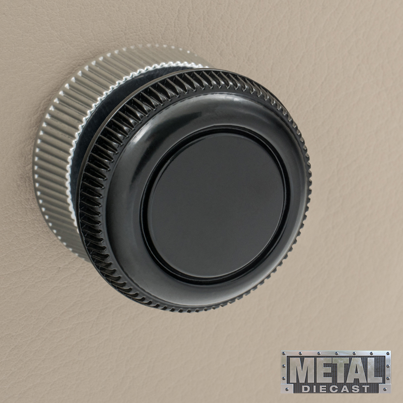 RETROSOUND vorderer Bedienknopf, Metall, schwarz lackiert – Bild 11
