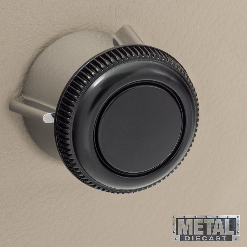 RETROSOUND vorderer Bedienknopf, Metall, schwarz lackiert – Bild 8