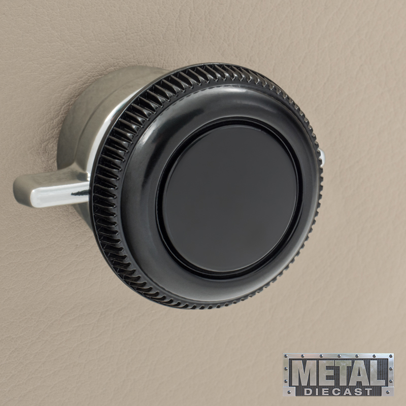 RETROSOUND vorderer Bedienknopf, Metall, schwarz lackiert – Bild 9