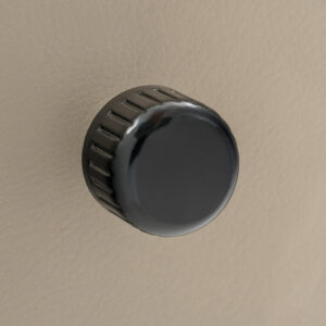 RETROSOUND vorderer Bedienknopf, Metall, schwarz lackiert