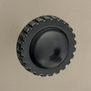 RETROSOUND vorderer Bedienknopf, Metall, schwarz lackiert