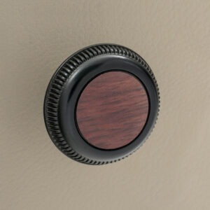 _RETROSOUND vorderer Bedienknopf, Metall, schwarz lackiert